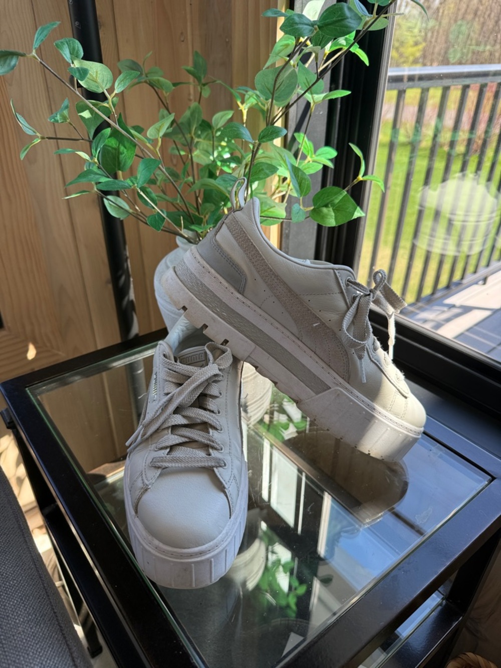 Puma Neutral Platform Sneakers - Women's